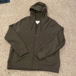 Mens Hooded Ultra-Soft Fleece Sweatshirt -Goodfellow